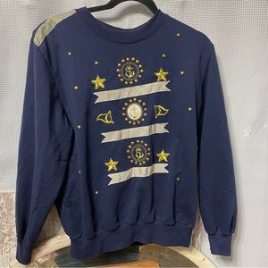 Vintage Alfred Dunner Nautical Sweater Ocean Grannycore 80s 90's size large